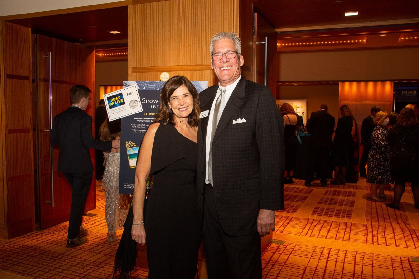 Stacy and Board Chair Nat Walsh
